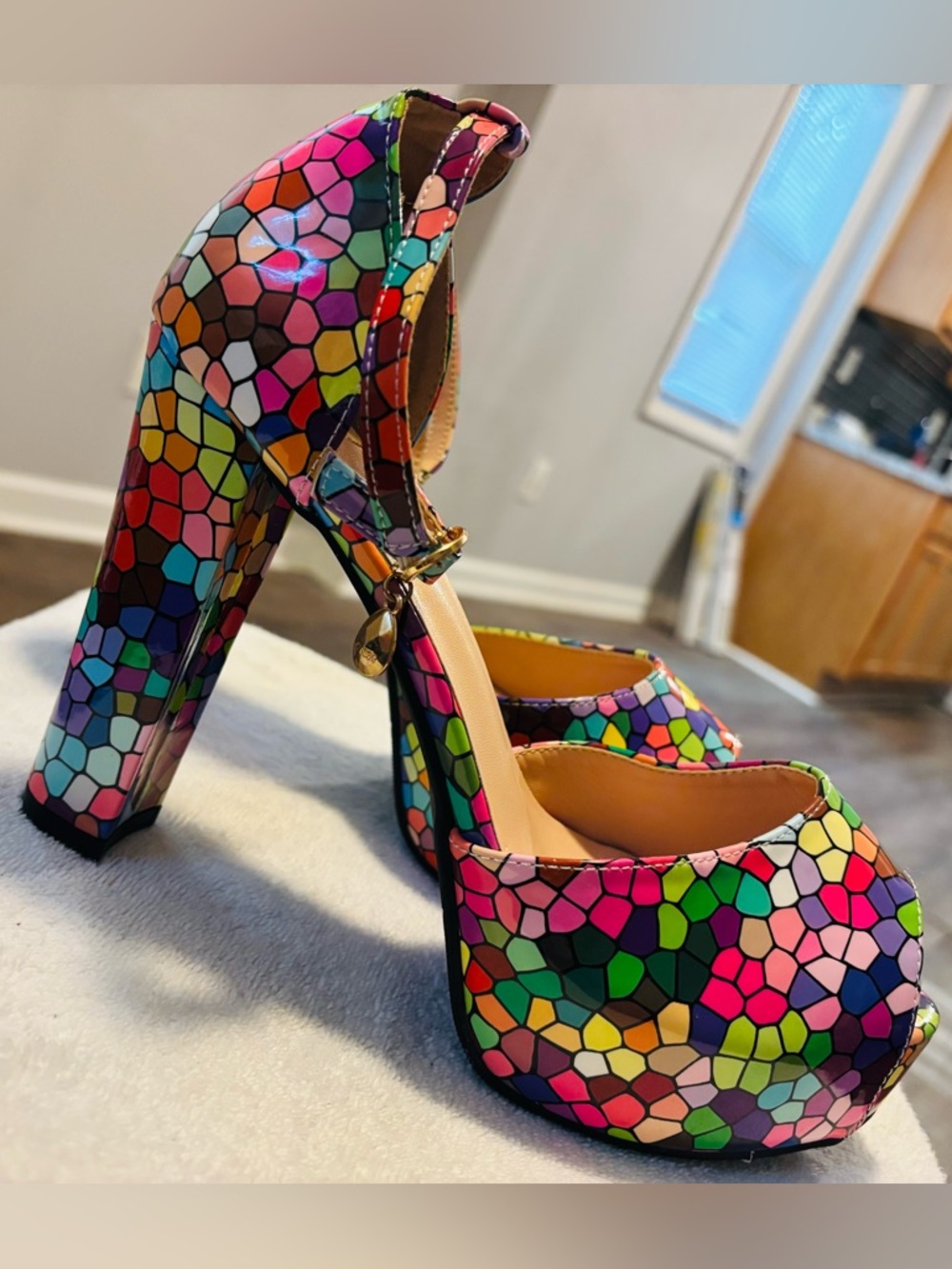 Brand New Eye-Catching Heels By ANYTHING BUT MONDAY - Heel 5 “ -  Box 1C